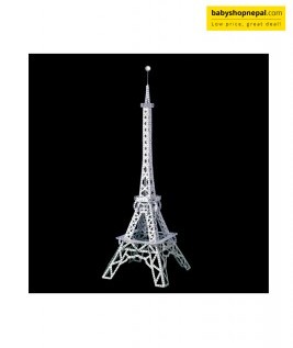 Mechanix Eiffel Tower Set | Engineering System For Creative Kids | For Ages 10+ | 2125 Pieces | 4.5 Feet 3