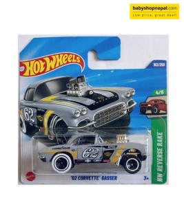Hot Wheels 2025 Case J Mainline - 62 CORVETTE GASSER-2