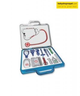 Zephyr Medi Kid | 15 Instruments Including Real Stethoscope | For Ages 3+ | Travelling Doctor Set | Play Pretend Toy For Boys And Girls 4