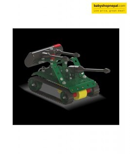 Mechanix BATTLE STATION 2 | Motorized Engineering System For Creative Kids | Age 8+ | 5 Models | DIY STEM Toys | Metal Construction For Boys & Girls 7