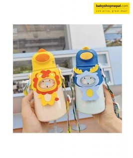 WATER FLASK 500ML &ndash; Kids&rsquo; Insulated Water Bottle with Animal-Themed Designs 9