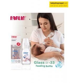 Farlin Newborns Feeding Bottle Glass 120ml/40Z-2