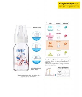 Farlin Newborns Feeding Bottle Glass 120ml/40Z 4