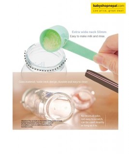 GLASS WIDE NECK FEEDER 160ML  5