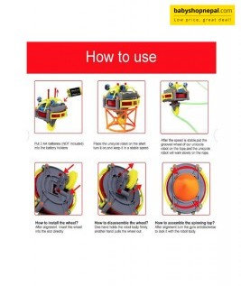 Unicycle DIY Gyroscope Toy Puzzle 3