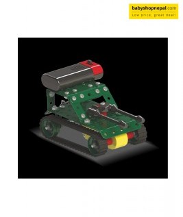 Mechanix BATTLE STATION 2 | Motorized Engineering System For Creative Kids | Age 8+ | 5 Models | DIY STEM Toys | Metal Construction For Boys & Girls 6