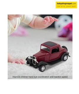 1:32 Classic Car Model Alloy Vintage Toy Open Doors Model Antique Pullback Car Toy 25